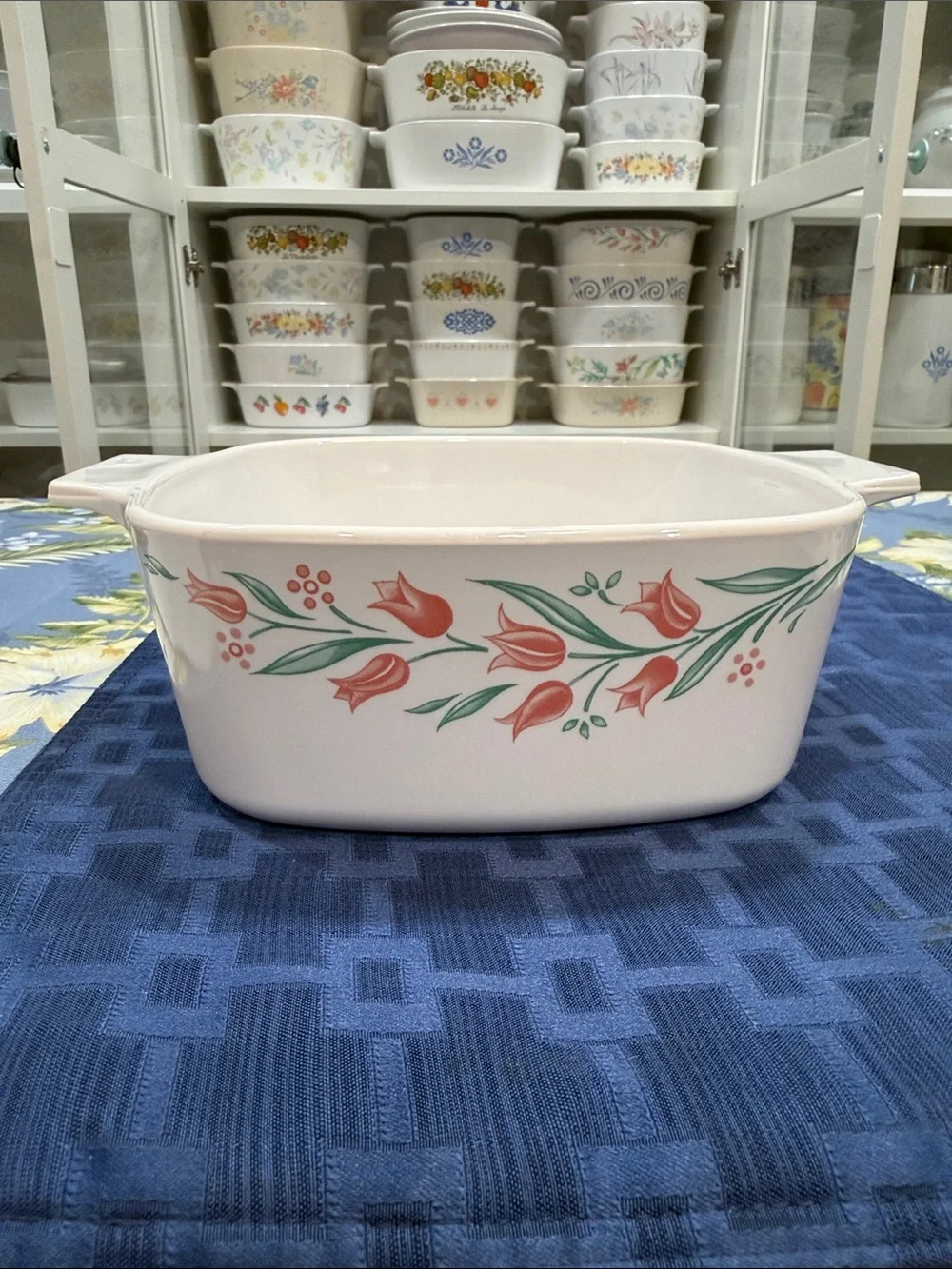Corningware Rosemarie or Pink Tulip design A-11/2-B